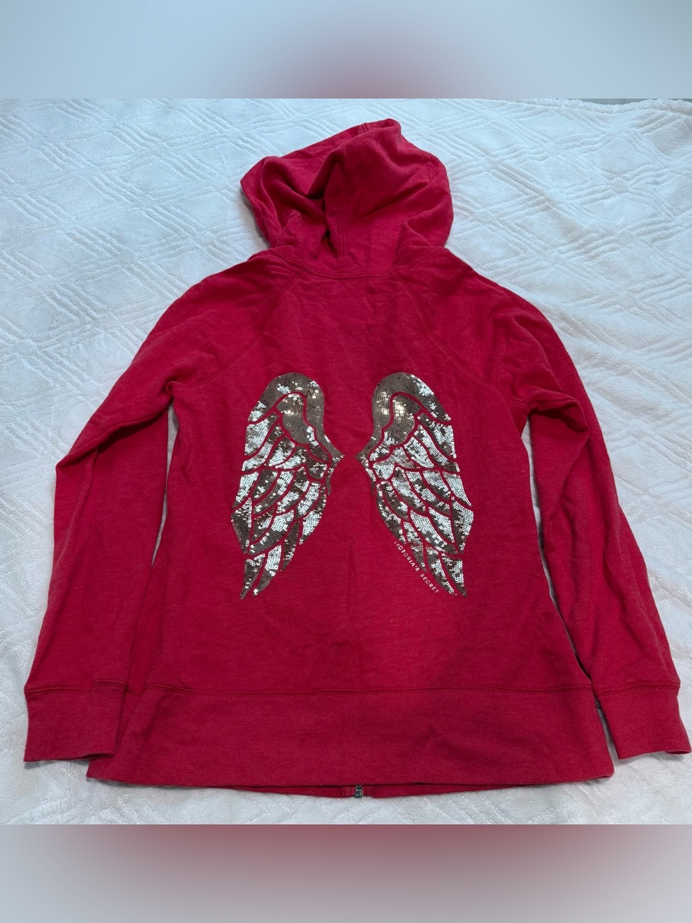 Sequin Angel Wings Victorias Secret Zip up jacket
